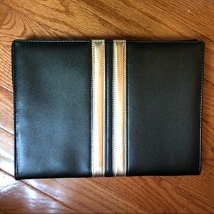 Ungaro Leather Clutch Black